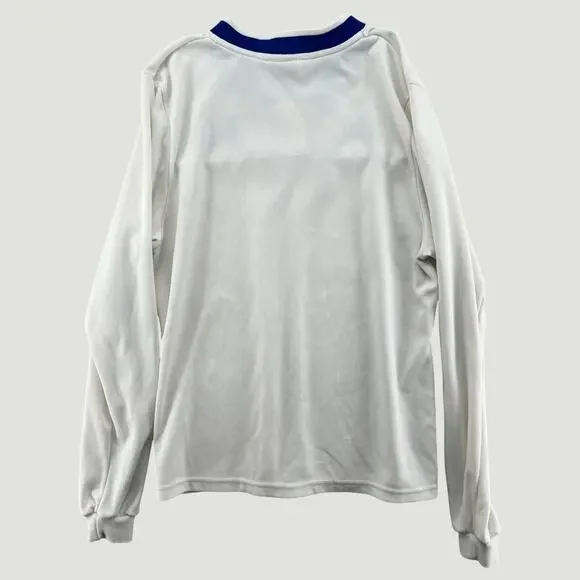 Adidas UCLA Bruins Long Sleeve Pullover Shirt White Blue Men’s Small - Picture 2 of 7